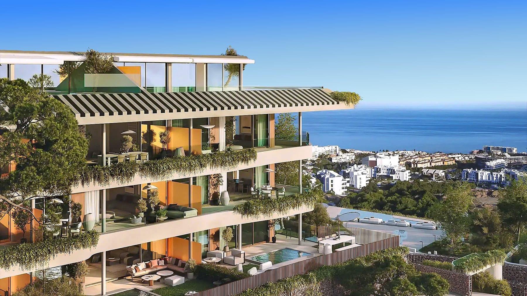 Sea View Middle Floor Property in Málaga