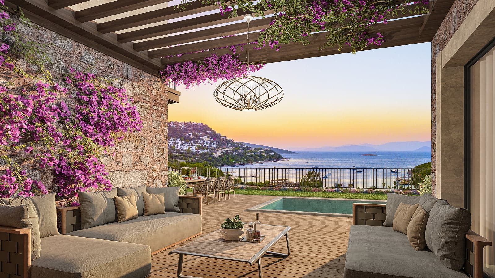 Breathtaking Waterfront Detached Villa Houses in Göltürkbükü